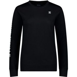 Mons Royale Womens Yotei Merino Classic L/S Merino-ondergoed (Dames |zwart)