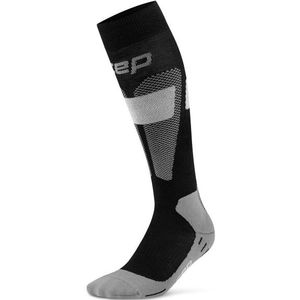Ski Merino Compressiekousen 3.0 - Zwart/grijs