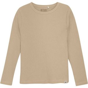 Huttelihut Kids T-Shirt L/S Rib Boy Longsleeve (Kinderen |beige)