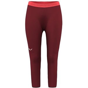 Salewa Womens Cristallo Warm AMR 3/4 Tight Merino-ondergoed (Dames |rood)