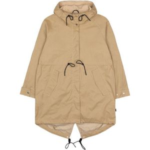 Selfhood Womens Mid Length Parka Lange jas (Dames |beige)