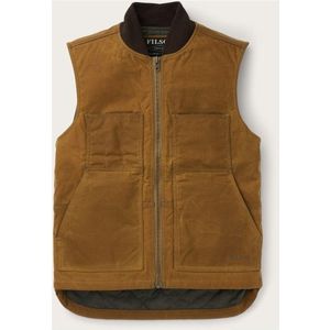 Filson Tin Cloth Insulated Work Vest Winterbodywarmer (Heren |bruin)