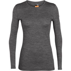 Longsleeve Icebreaker Women 200 Oasis LS Crewe Gritstone Heather