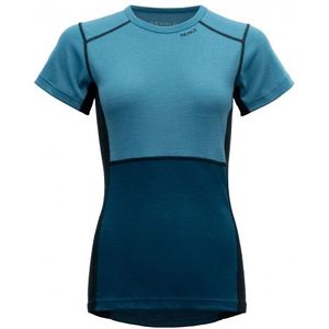 Devold Womens Lauparen T-Shirt Merino-ondergoed (Dames |blauw)