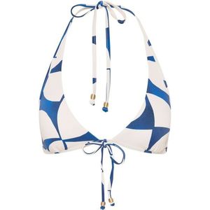 Seafolly Womens Sunray Long Line Halter Bra Bikinitop (Dames |wit)