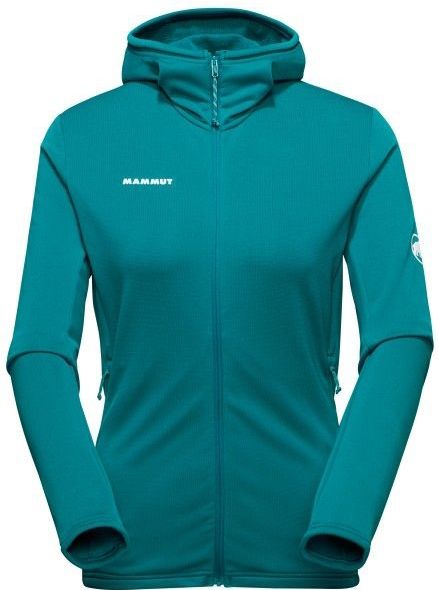 Mammut Womens Aconcagua Light Midlayer Hooded Jacket Fleecevest (Dames |turkoois)