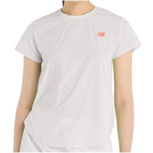 New Balance Womens Race Day Ultra Light T-Shirt Hardloopshirt (Dames |wit)