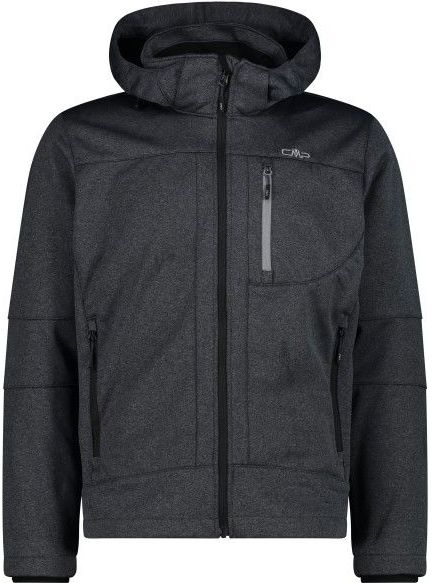 CMP - Jacket Zip Hood 3A01787 - Softshelljack - Grijs/Zwart