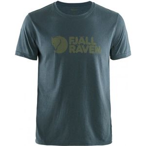 Fjällräven Fjällräven Logo T-shirt (Heren |blauw)