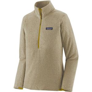 Patagonia Womens R1 Air Zip Neck Fleecetrui (Dames |beige)