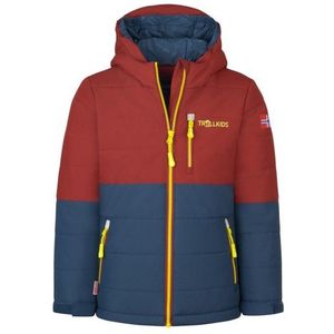 Trollkids Kids Hemsedal Snow Jacket XT Ski-jas (Kinderen |blauw/rood |waterdicht)
