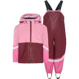 Didriksons Kids Waterman Set 12 regenset (Kinderen |roze/rood |waterdicht)