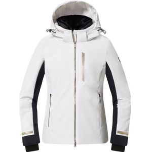Descente Womens Shoulder Shirring Jacket Ski-jas (Dames |wit |waterdicht)