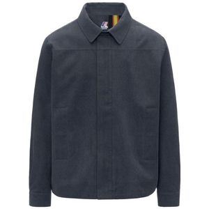 K-Way Shary Corduroy Vrijetijdsjack (Heren |blauw)