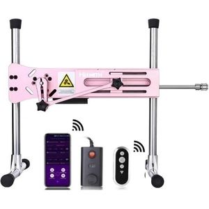 Pro 1 Premium Seksmachine 2.0  Smart App met dildo en afstandsbediening  Roze