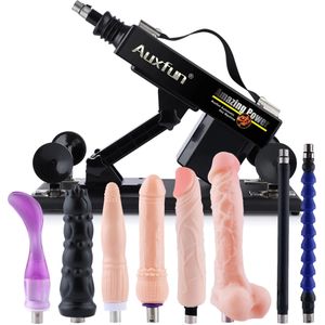 Auxfun® Basic Sexmachine Pakket Dimitri Met Dildo’s en verlengstukken