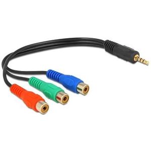 Jack naar component kabel - Delock