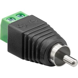 Schroefbare Mono Tulp (m) Connector - Zwart