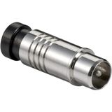 Coax compression socket - male