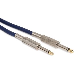 HQ-Power Luidsprekerkabel, 2 x jack 6.35 mm, mono, 3 m, kabelbescherming, perfect voor geluidsoverdracht