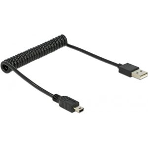 Delock USB 2.0 A Male naar USB 2.0 Mini Male - 0.6 m