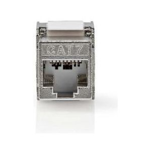 Nedis Keystone - CAT7 - RJ45 Female - S/FTP - Metaal - Doos