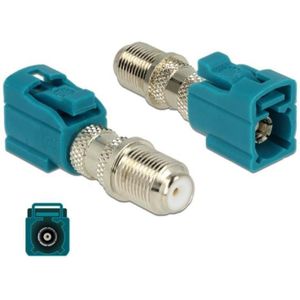 FAKRA Z naar F connector verloopstekker - Delock