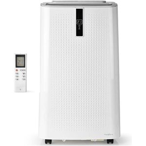 Nedis Mobiele Airconditioner | 12000 BTU | 100 m³ | 3 Snelheden | Afstandsbediening | Uitschakeltimer | Wit