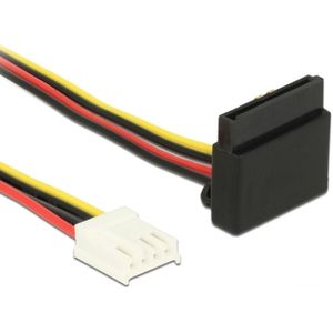 Floppy - SATA Haaks Voedingskabel - 0,30 Meter