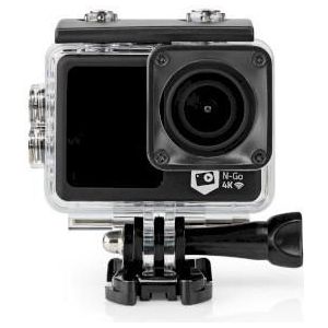 Action Cam 4K@30fps 16 MPixel Waterbestendig tot: 30.0 m 90 min - Nedi