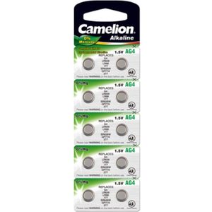 Camelion AG4 LR66 Batterijen - 10 Stuks - Blister