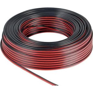 Goobay Luidspreker kabel (CU koper) - 2x 2,50mm² / rood/zwart - 10 meter