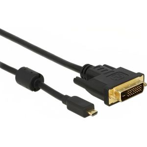 HDMI D micro naar DVI-D kabel - Delock