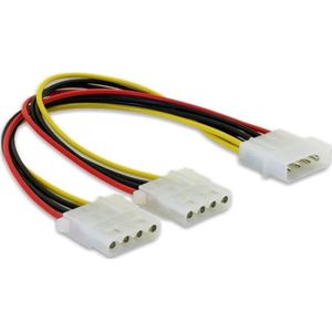 Molex verlengkabel - 0.11 meter - Delock