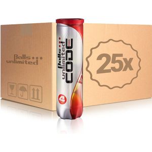 Balls Unlimited Code Red 25x Verpakking 4 Stuks