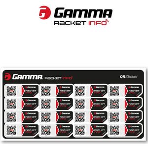 Gamma Gamma Racket Info Internationale Version String Sticker Verpakking 16 Stuks