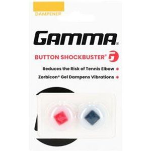 Gamma Button Shockbuster Demper-Rood,Zwart