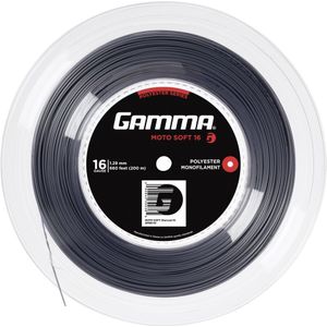 Gamma Moto Soft Charcoal Rol Snaren 200m