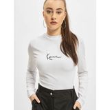 Karl Kani KW-LS012-002-01 SMALL SIGNATURE RIB LS WHITE