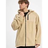 Urban Classics Hooded Sherpa Zip Jacket