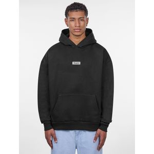 Dropsize Heavy Oversize Middle Rubber Patch Hoodie
