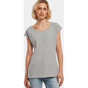 Build Your Brand Ladies Wide Neck Tee