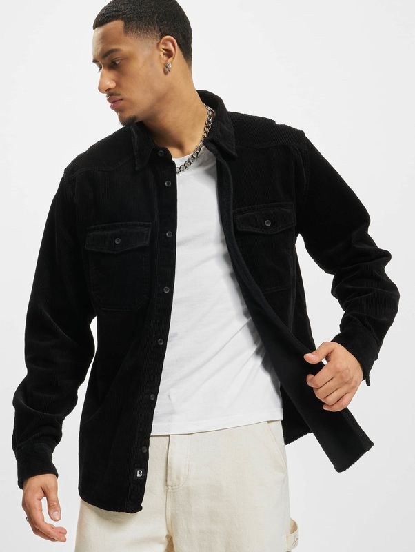 Brandit Corduroy Classic Shirt Long Sleeve