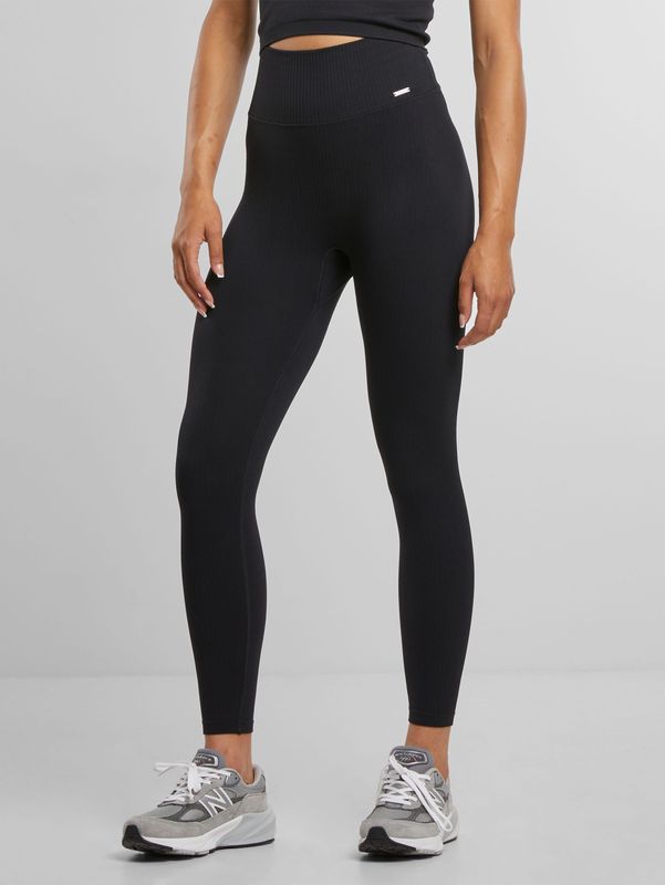 aim'n Ribbed Seamless Petite Tights Leggings