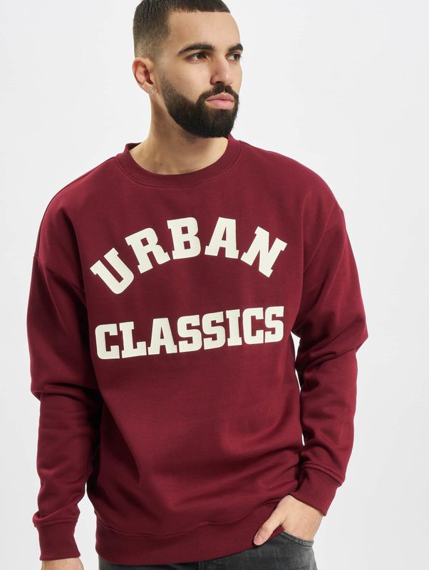 Urban Classics College Print Crew