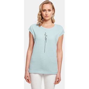 Merchcode Ladies Faith Extended Shoulder Tee