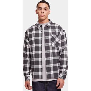 Urban Classics Boxy Dark Checked Shirt