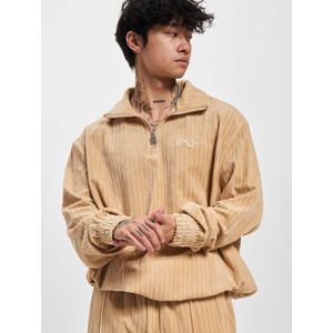 Sean John Script Logo Striped Velours Trackjacket