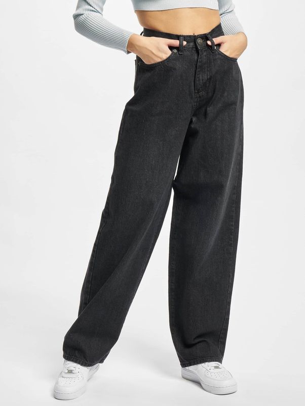 Urban Classics Ladies High Waist 90´S Wide Leg Denim Pants