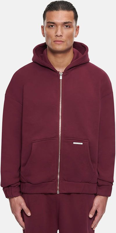 Bazix Republiq Super Heavy Blank Zip Hoodie
